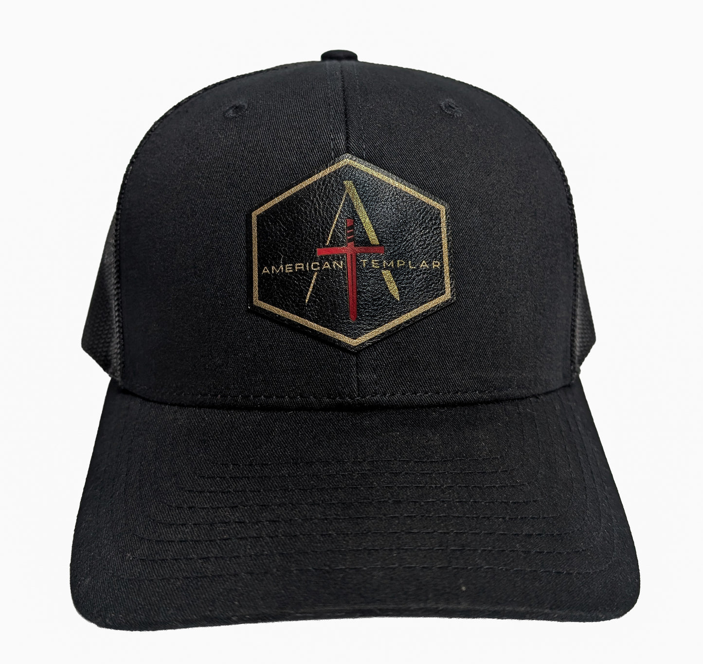 112 with  leather American Templar Patch